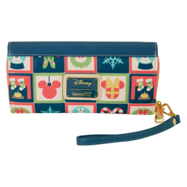Loungefly - Disney - Mickey & Minnie Holiday Wristlet Wallet