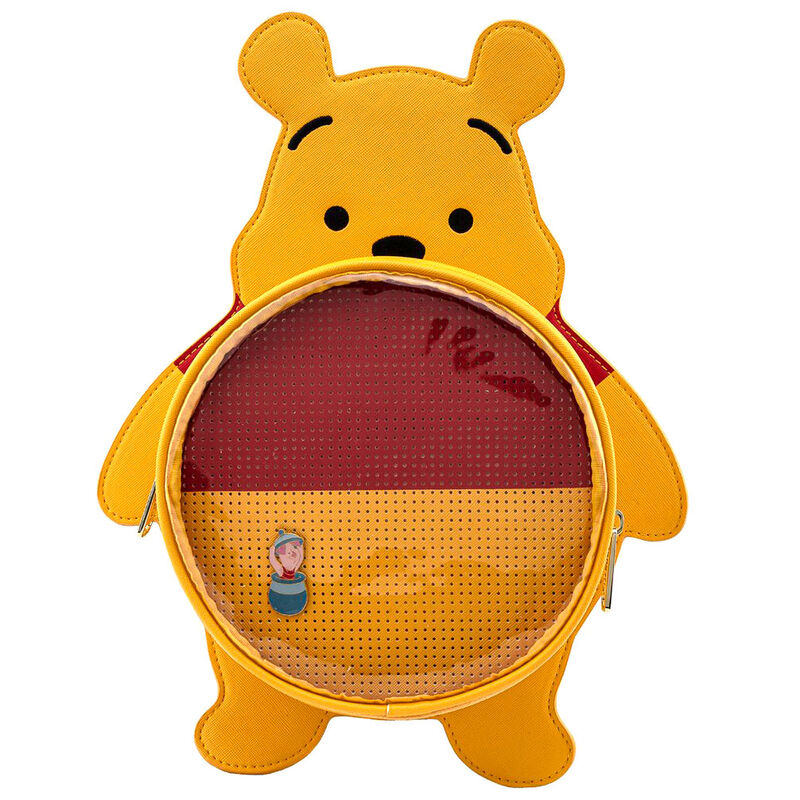 Loungefly - Disney - Winnie the Pooh Pin trader convertible mini backpack