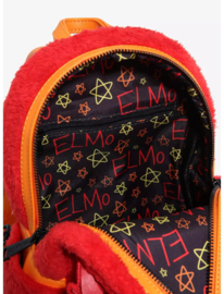 Loungefly Sesame Street Elmo Fuzzy Mini Backpack