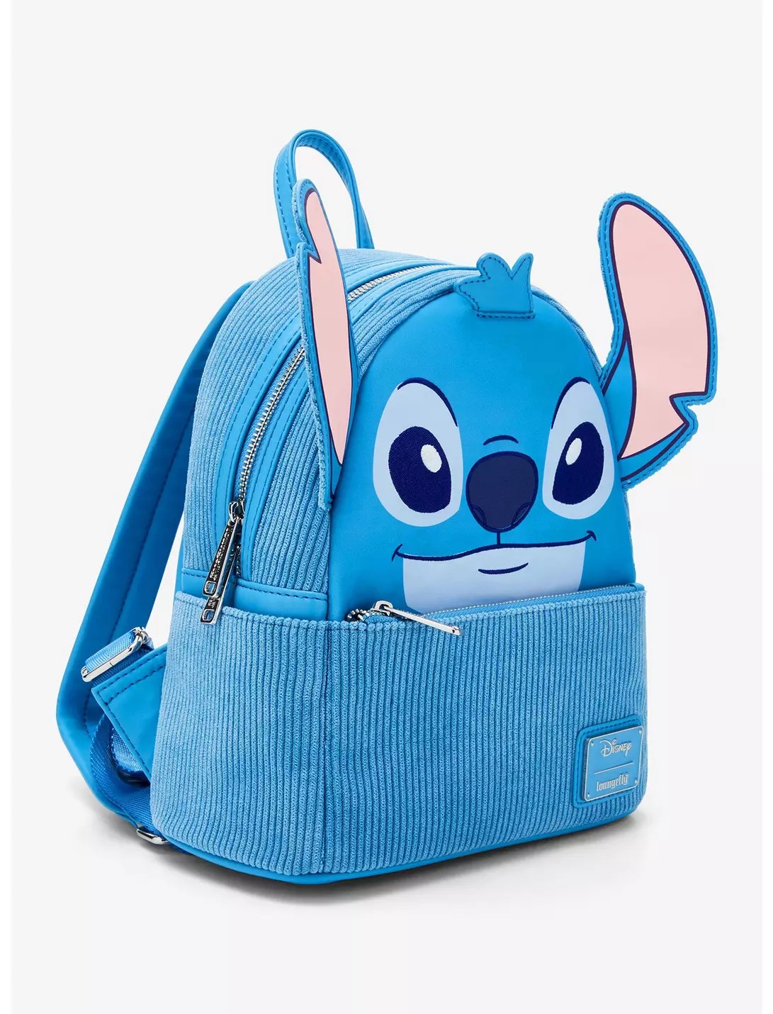 Loungefly Disney Lilo & Stitch Figural Stitch Corduroy Mini Backpack