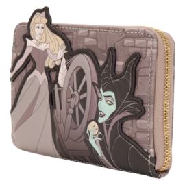Loungefly Disney - Sleeping Beauty Spinning Wheel Zip Around Wallet