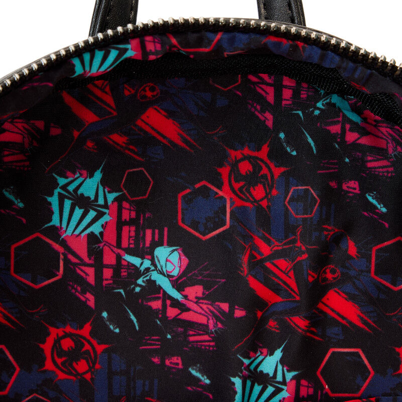 Loungefly - Marvel -Spiderman Across the Spider-Verse Lenticular Mini backpack