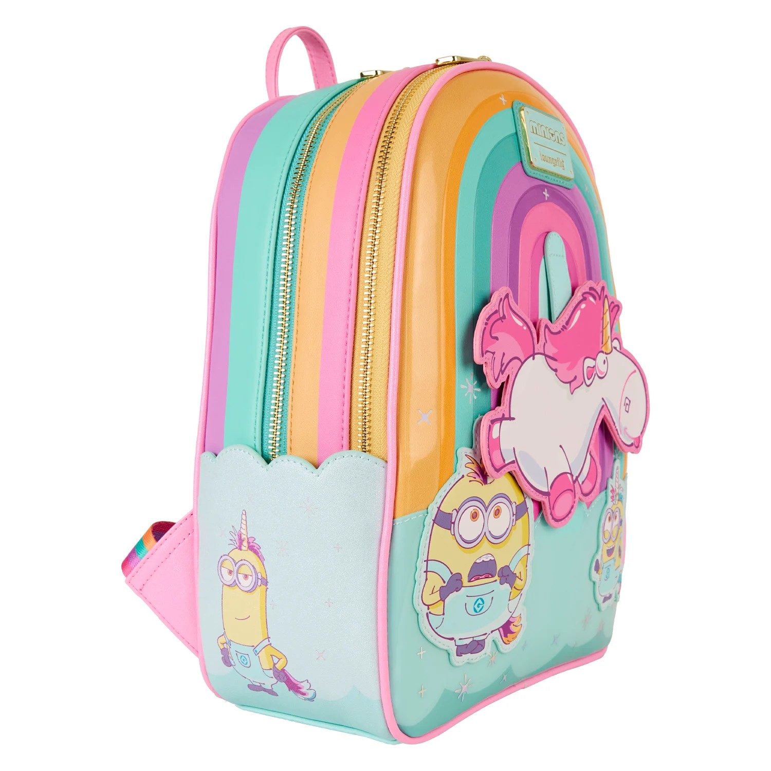 Loungefly - Minions - Fluffy Unicorn mini backpack