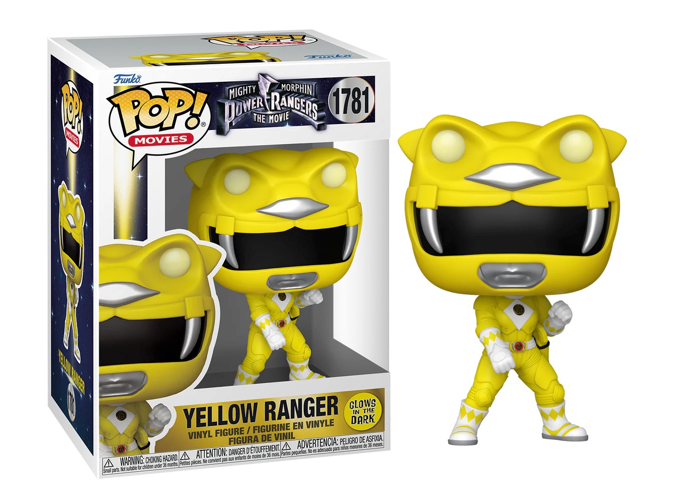 POWER RANGERS - POP Movies N° 1781 - Yellow Ranger (Glow in the dark)