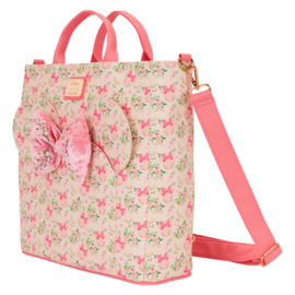 Loungefly - Disney Minnie Mouse Floral Convertible Backpack & Tote Bag