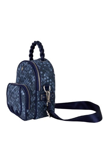 Loungefly Faux Denim Convertible Mini Backpack & Crossbody Bag