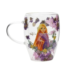 DISNEY PRINCESS - Rapunzel - Glass with Dried Flowers