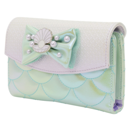 Loungefly Disney The Little Mermaid Iridescent Pearl Flap Wallet