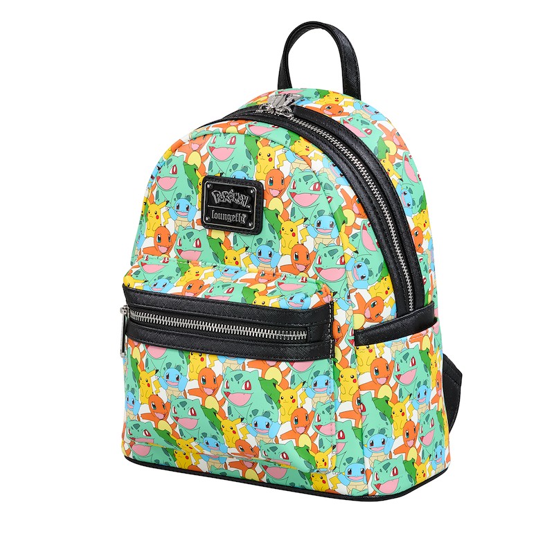 Loungefly - POKEMON - Pikachu and Starters - Mini Backpack