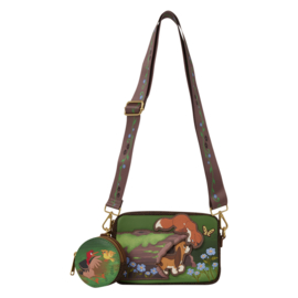 Loungefly Disney The Fox and the Hound Tod & Vixey Tote Crossbody Bag
