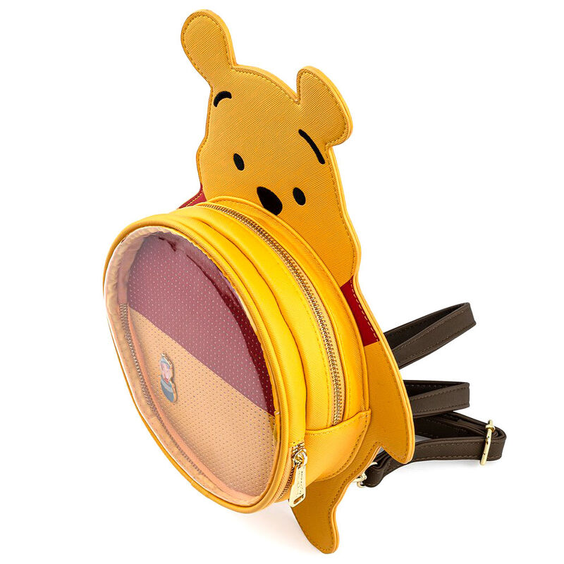 Loungefly - Disney - Winnie the Pooh Pin trader convertible mini backpack