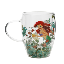 DISNEY PRINCESS - Ariel - Glass with Dried Flowers