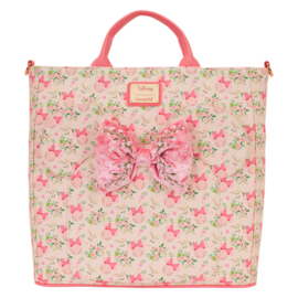 Loungefly - Disney Minnie Mouse Floral Convertible Backpack & Tote Bag