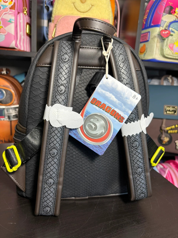 Loungefly How To Train Your Dragon Night Fury Mini Backpack