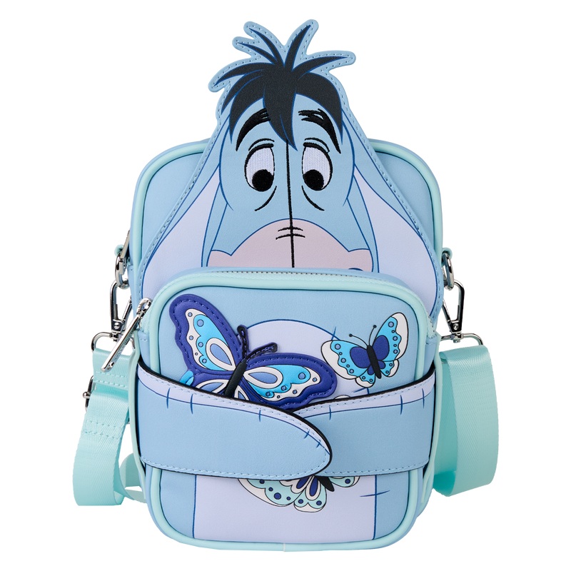 Loungefly Winnie The Pooh Floral Eeyore Crossbuddies® Cosplay Crossbody Bag With Coin Bag