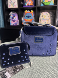 Loungefly Exclusive Disney Minnie Mouse Velvet Ears Crossbody Bag set USA Import