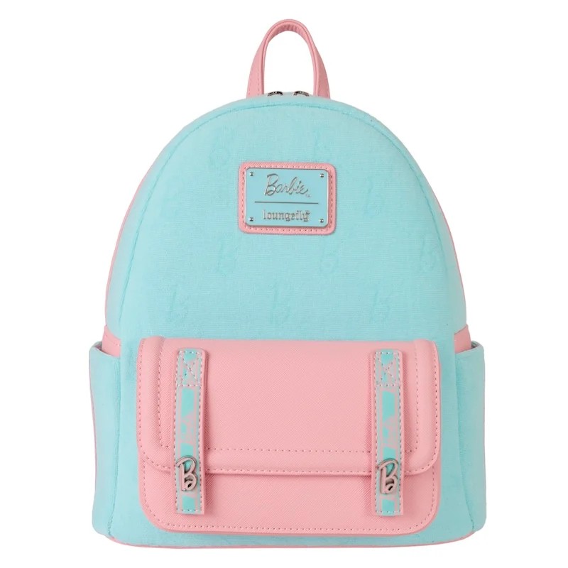Loungefly - Mattel - Classic blue and pink Barbie mini backpack