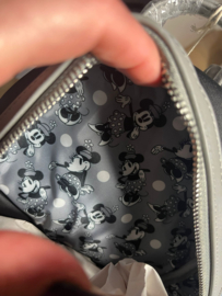 Loungefly Disney Steamboat Willie Minnie Mouse Figural Mini Rugtas