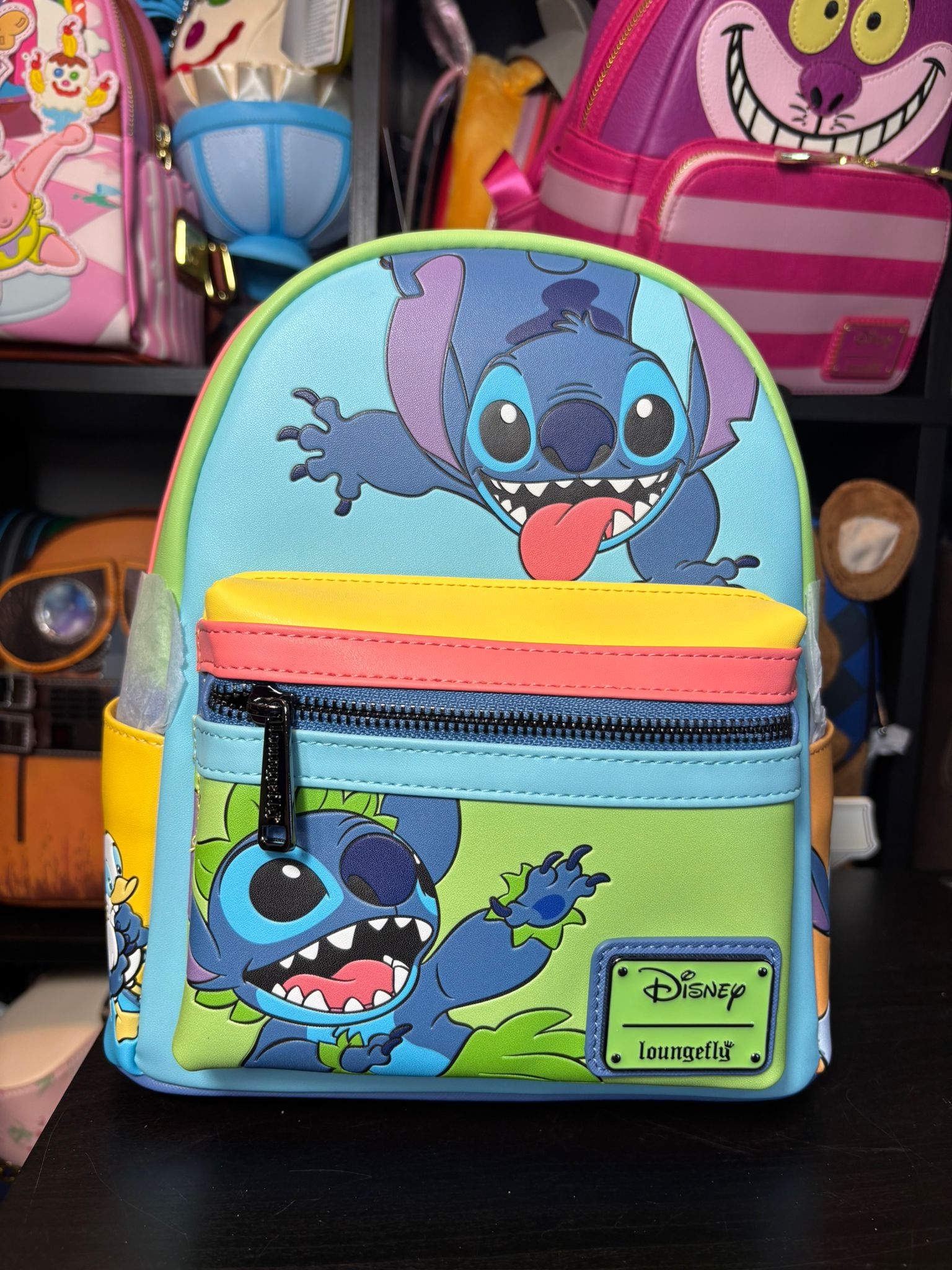 Loungefly - DISNEY - Jaase Stitch Colorblock - Mini Backpack Exclusive