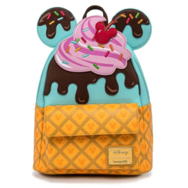 Loungefly Disney - Mickey and Minnie Sweets Ice Cream Mini Backpack
