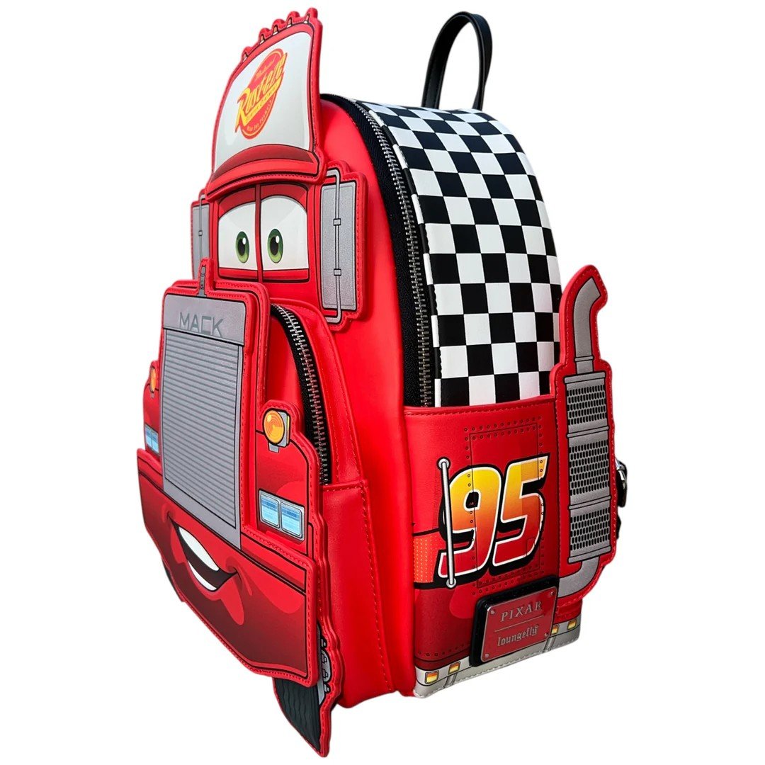 Loungefly Disney Pixar Cars Mack Cosplay Glow in the Dark Mini Backpack