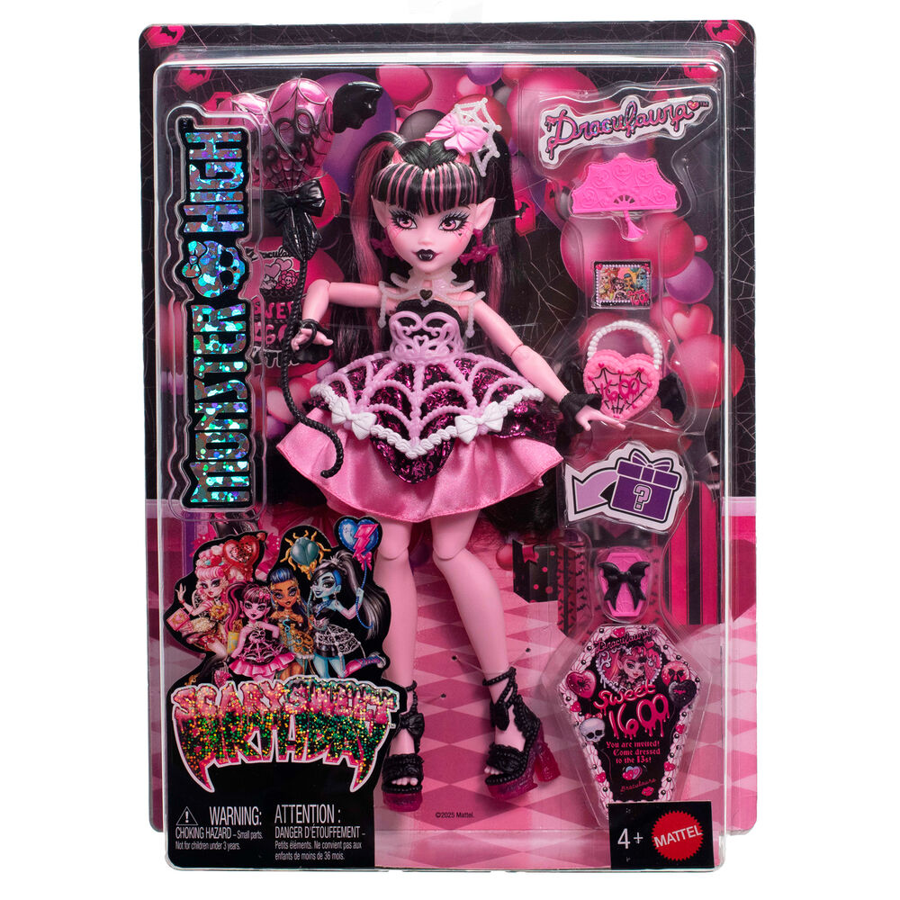 Monster High Scary Sweet Birthday 1600 Draculaura doll