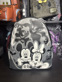 Loungefly Mickey & Minnie Ghost Light Up Glow Mini Backpack