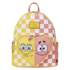 Loungefly SpongeBob SquarePants & Patrick Star Checkered Mini Backpack