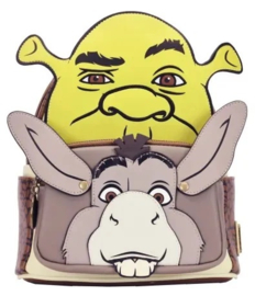 Loungefly Shrek and Donkey Cosplay Mini Backpack