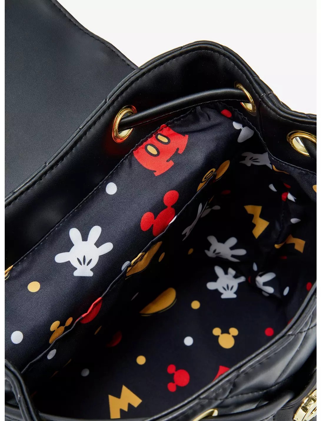 Loungefly Disney Mickey Mouse Icons Quilted Mini Backpack