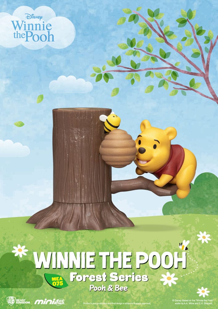 WINNIE THE POOH - Forest Series - 6 Mini Egg Attack Statuette Set 12cm