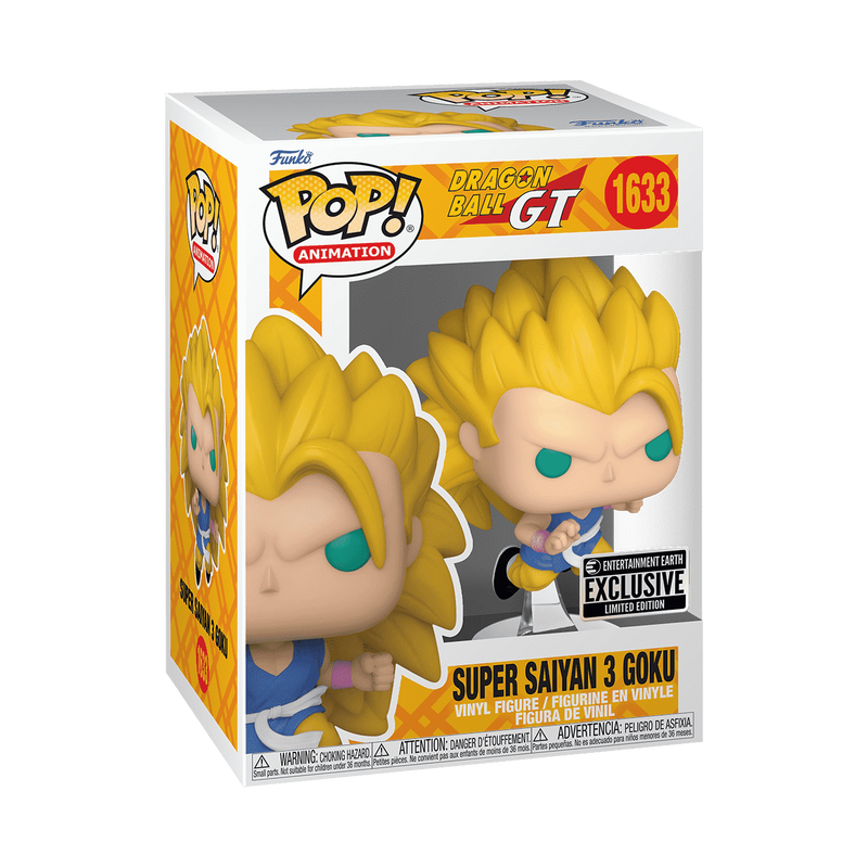 Funko Pop! N 1633 Super Saiyan 3 Kid Goku Entertainment Earth Exclusive