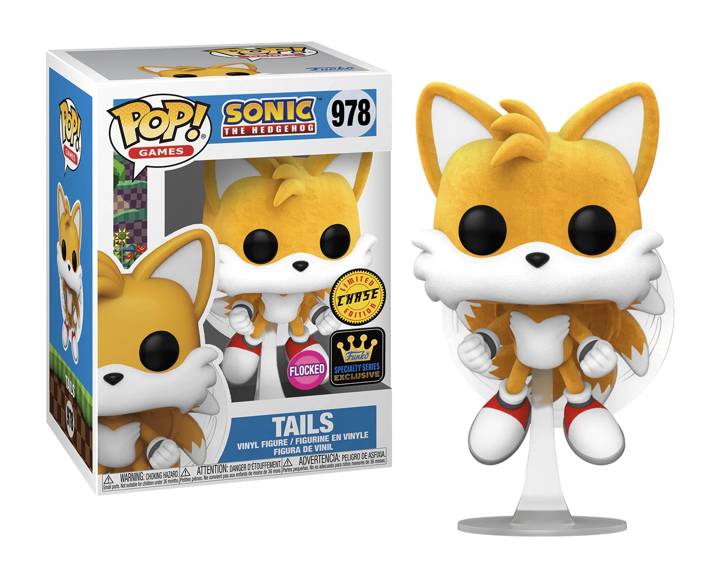 SONIC - POP Games N° 978 - Tails Flying - Funko Specialty series Exclusive - Chase