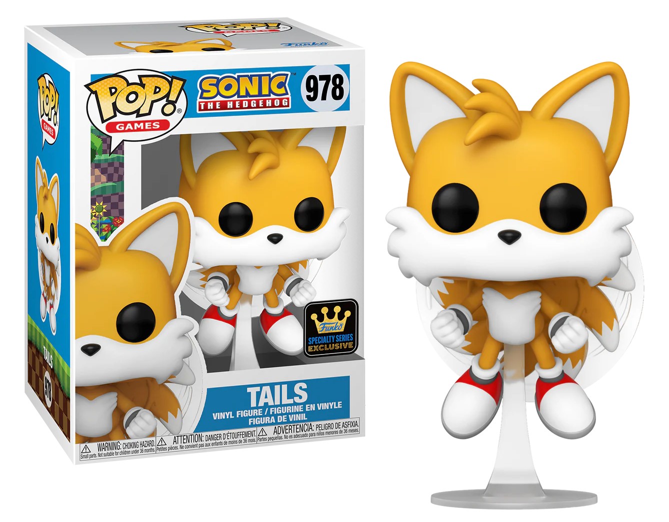 SONIC - POP Games N° 978 - Tails Flying - Funko Specialty series Exclusive