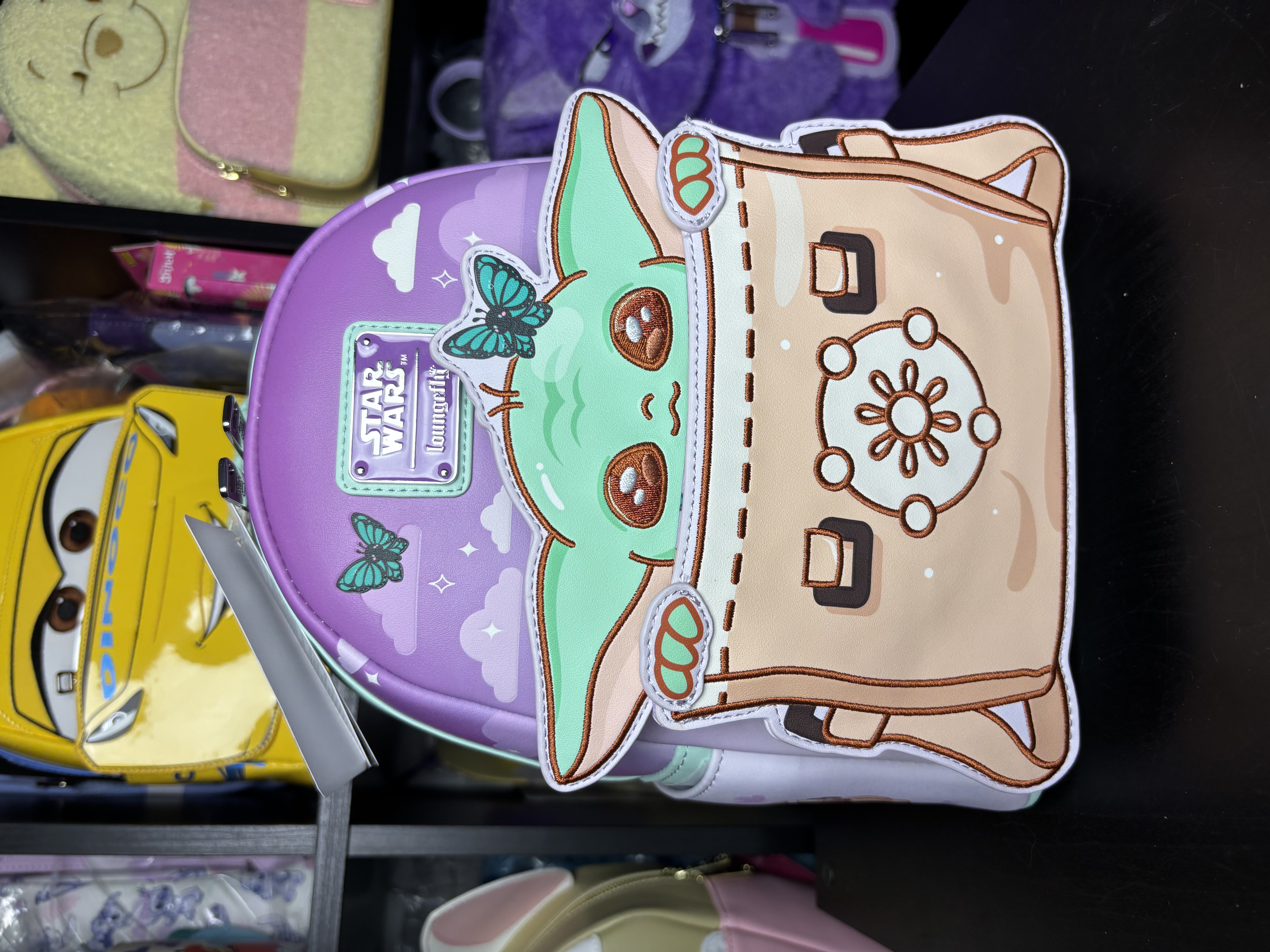 Loungefly The Mandalorian Grogu Butterfly Mini Backpack