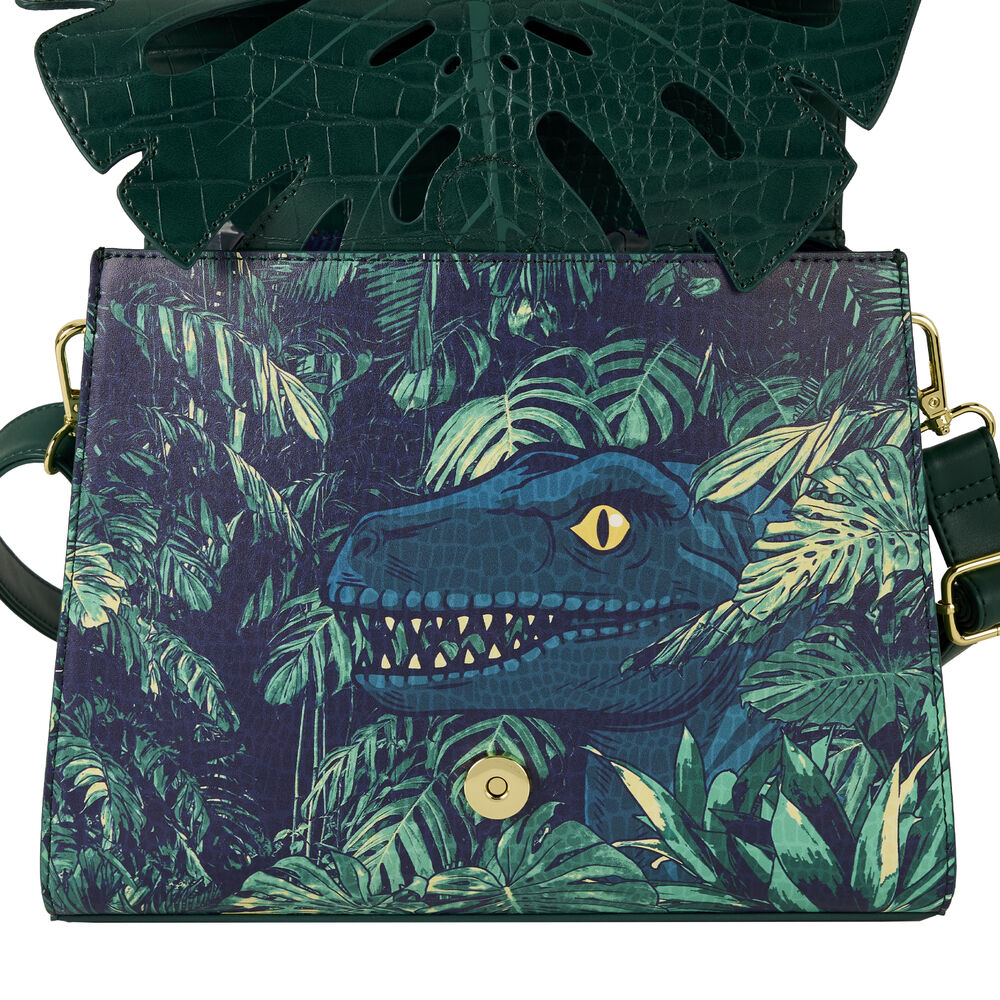 Loungefly Jurassic World Velociraptor crossbody bag