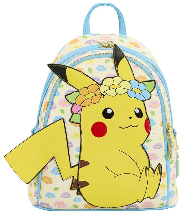 Loungefly POKEMON - Pikachu Floral Crown - Mini Backpack