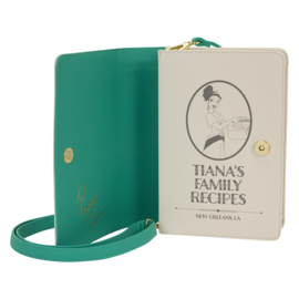 Loungefly Disney Princess Tiana Recipe Book Crossbody Bag