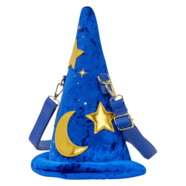 Loungefly - Disney Fantasia Mickey Mouse Sorcerer Hat Figural Crossbody Bag
