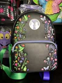 Loungefly Universal Wicked Floral and Lace Mini Backpack