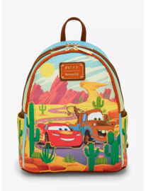Loungefly Disney Pixar Cars Lightning McQueen and Mater Mini Backpack