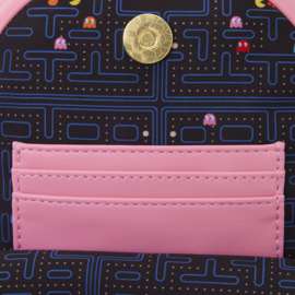 Loungefly Pac-Man Pinky Ghost Sling Crossbody Bag