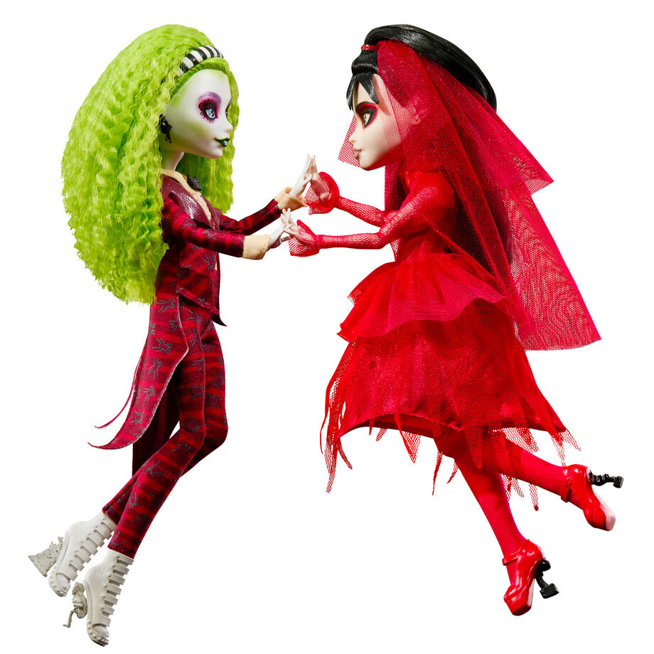 Monster High Beetlejuice set 2 dolls Skullector Betelgeuse & Lydia 27 cm