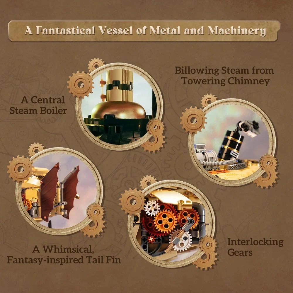 PANTASY - Steampunk Airship - Building block