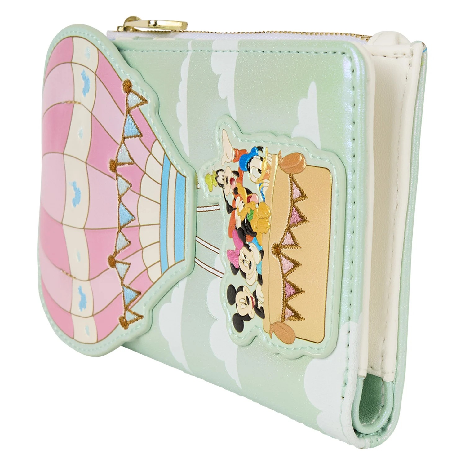 Loungefly Mickey & Friends Hot Air Balloon Flap Wallet