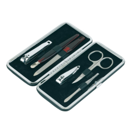 6 delig luxe lederen manicure set