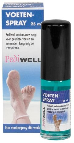 Spray voor transpirerende voeten