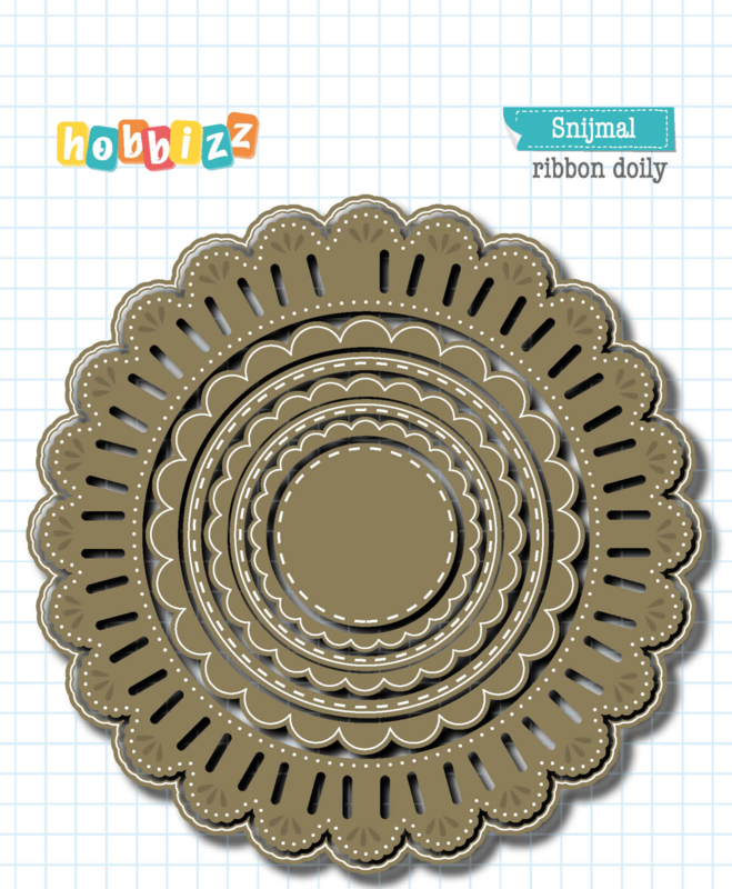 1002/1002 Hobbizz stans Ribbon Doily