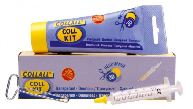 Collal 3D kit incl. sleutel & spuit - COL3DKIT80MLSET