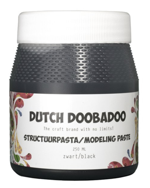 870.000.090 Dutch Doobadoo Structuurpasta zwart 250 ml